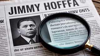 Jimmy Hoffa Disappearance The Mob, The FBI & America’s Greatest Mystery