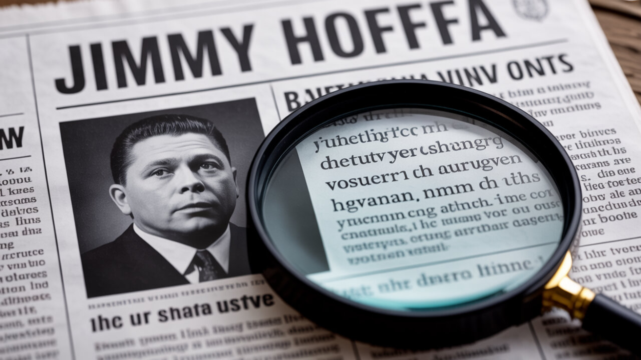 Jimmy Hoffa Disappearance The Mob, The FBI & America’s Greatest Mystery