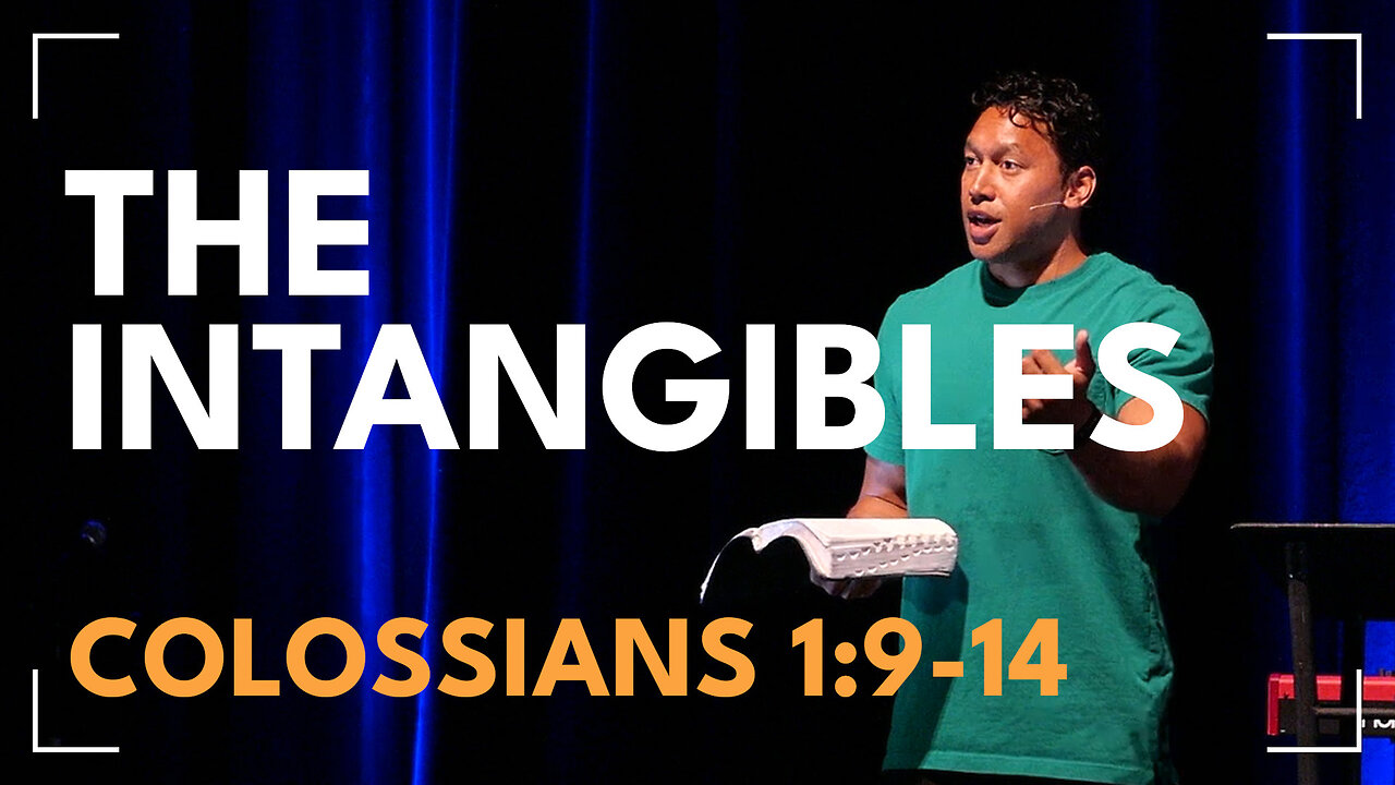 The Intangibles / Colossians 1:9-14 / Roy Helu, Jr. (With baptisms)