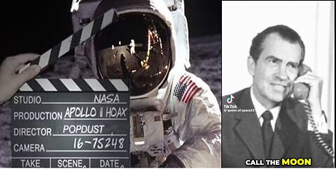 NIXON CALLING THE MOON - NASA HOAX - RESEARCH FLAT EARTH