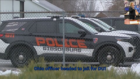 An Ohio officer goes to jail after getting caught driving drunk
