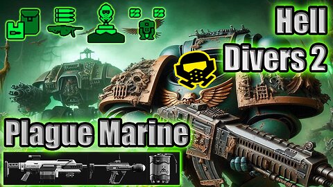 PLAGUE MARINE BUILD in #helldivers2 with #grok #ai #democracy #warhammer40k #warhammer #gaming
