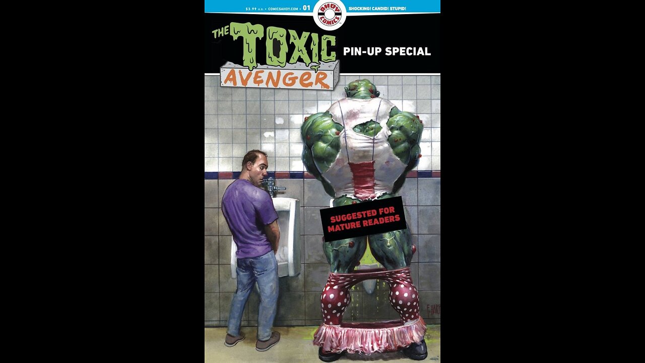 Troma delight with Toxic Avenger Pin-Up Special #1! Look!