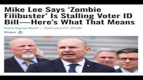 Sen. Mike Lee End 'Zombie Filibuster,' SAVE America