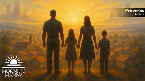 Morning Manna - Sept 9, 2025 - Proverbs 11:7-11 - The End of the Wicked, the Blessing of the Upright