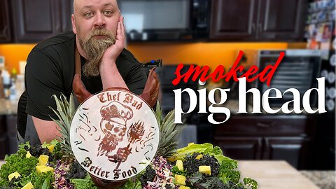 Chef Dad’s Perfectly Smoked Pig Head: Unbelievable Flavor and Unbelievably Simple!