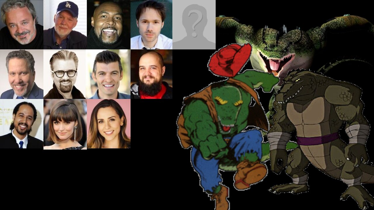 Animated Voice Comparison- Leatherhead (TMNT)