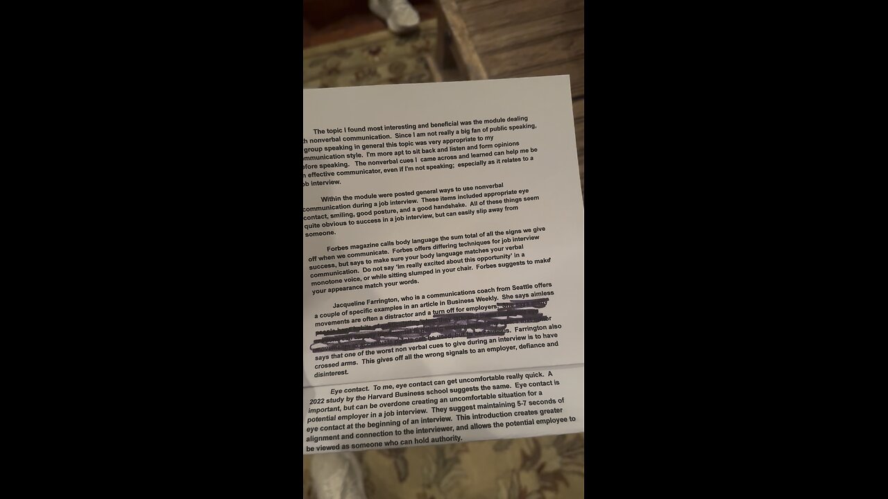 Non-Verbal Communication