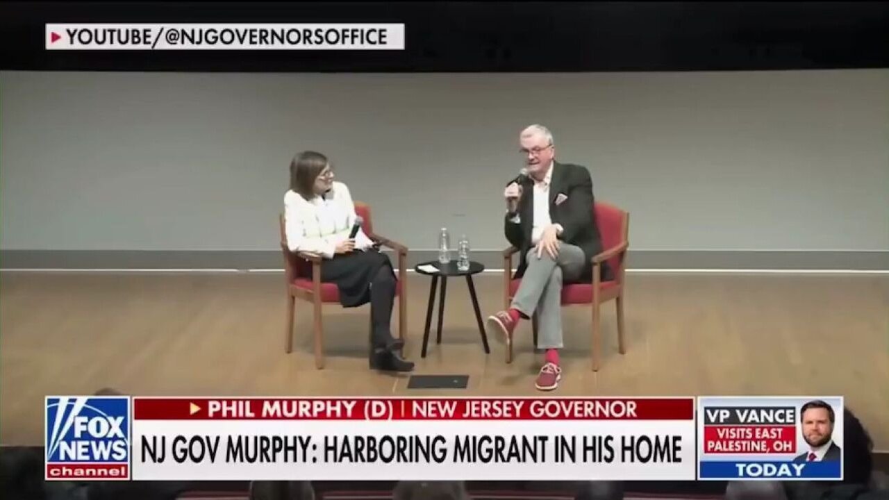 Gov. Phil Murphy Should Be Arrested Next, He Admitted On Video He's Hiding An Illegal In His Garage