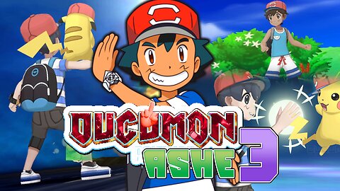 Ducumon Ashe 3 - Ultra Sun 3DS ROM Hack, Play as Ash with Alola Pikachu, 10,000,000 Volt Thunderbolt