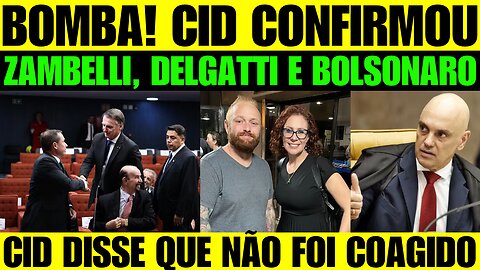 🔥🚨 BOMBA! Zambelli e Delgatti discutiram fraudes nas urnas com Bolsonaro!Cid diz que não foi coagido