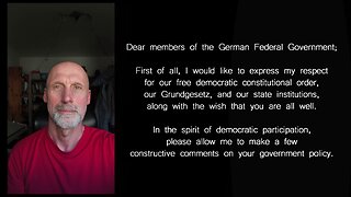 Email to the German Federal Government | April 28, 2025