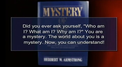 Mystery of the Ages *(2013)* ~ THE KEY OF DAVID with Gerald Flurry