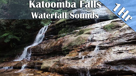 Katoomba Falls Top Waterfall Sounds for Sleep & Relaxation | 1 Hour of Nature Ambience