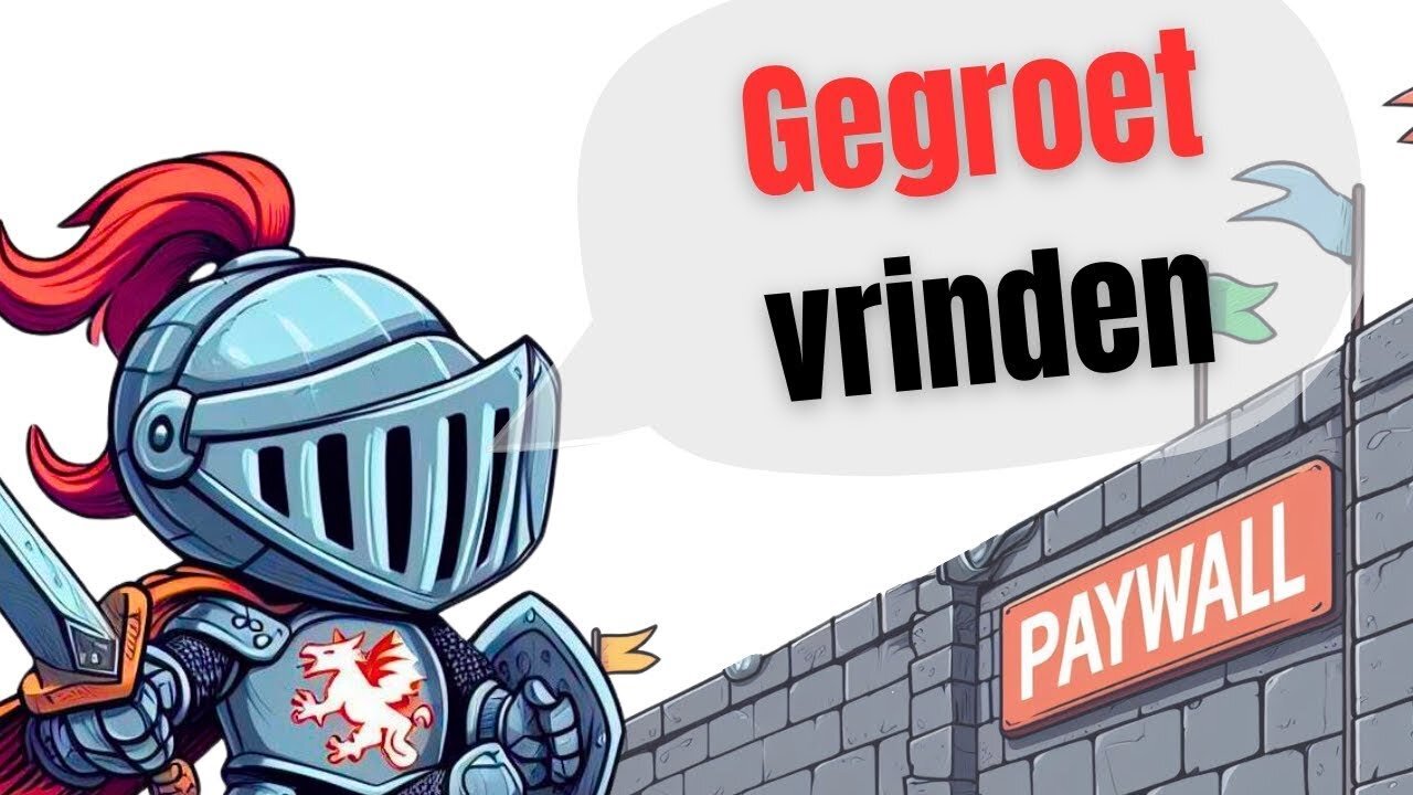 Begin hier… en Welkom Vrienden!
