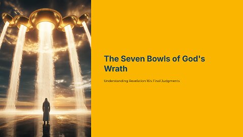 Ibyahishuwe 16: Umujinya w'Imana Ugiye Kwisuka mu Isi