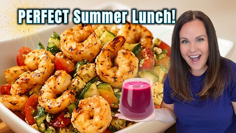 STOP Skipping Lunch! Meal Prep This High-Protein Glow-Up Combo (Food + Juice!)