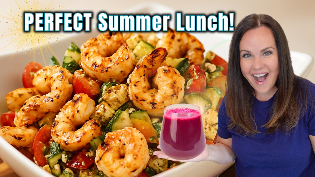 STOP Skipping Lunch! Meal Prep This High-Protein Glow-Up Combo (Food + Juice!)