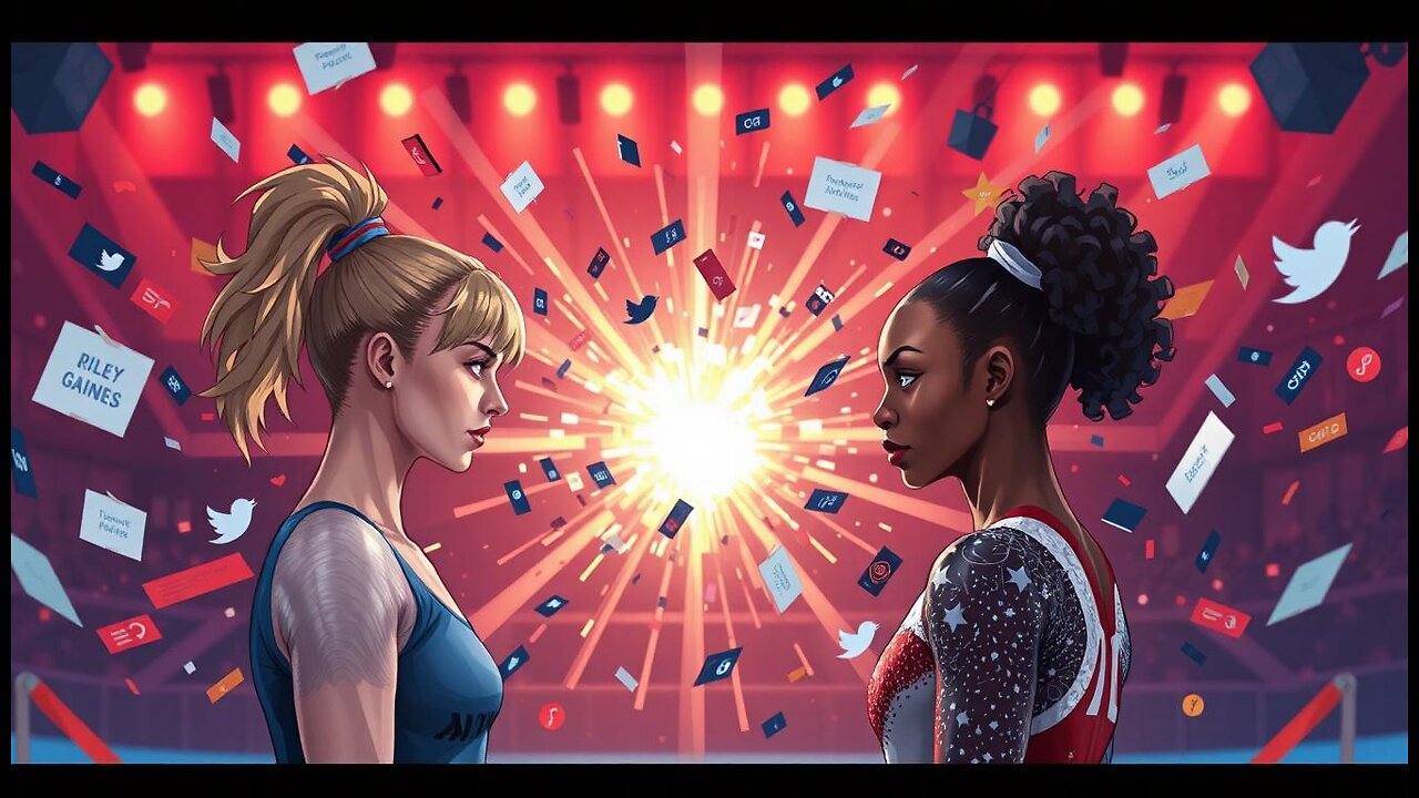 Simone Biles Vs Riley Gaines & Trans Athletes 🤸 ♀ 🏊 ♀