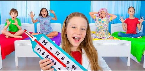 Nastya and friends learn about the dangers of eating sweets