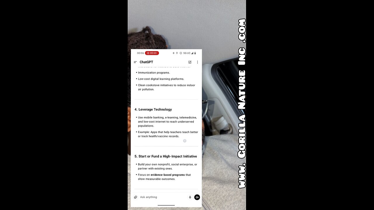Chat GPT Ai cyberbot Teaches me to Save the world!!!