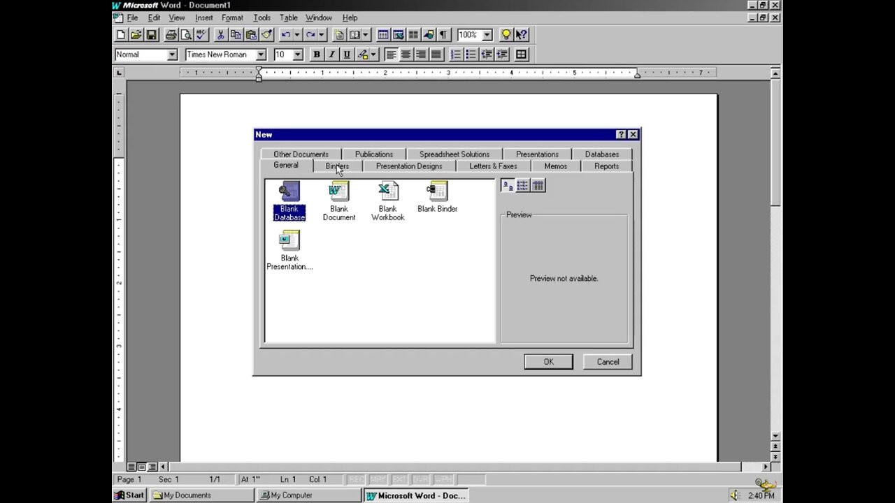 Windows 95 - 30 Years On - Microsoft Office 95