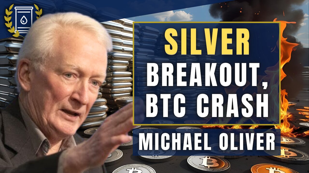 SILVER 'Burst' to $60+ By Year-End as Bitcoin COLLAPSES in Epic Crash: Michael Oliver