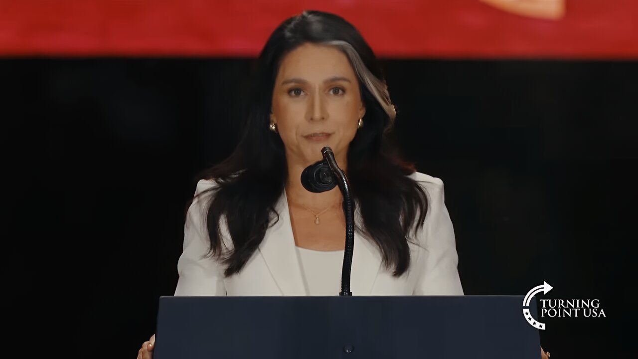 ( -0965 ) Tulsi and Marco Rubio at Charlie Kirk Memorial