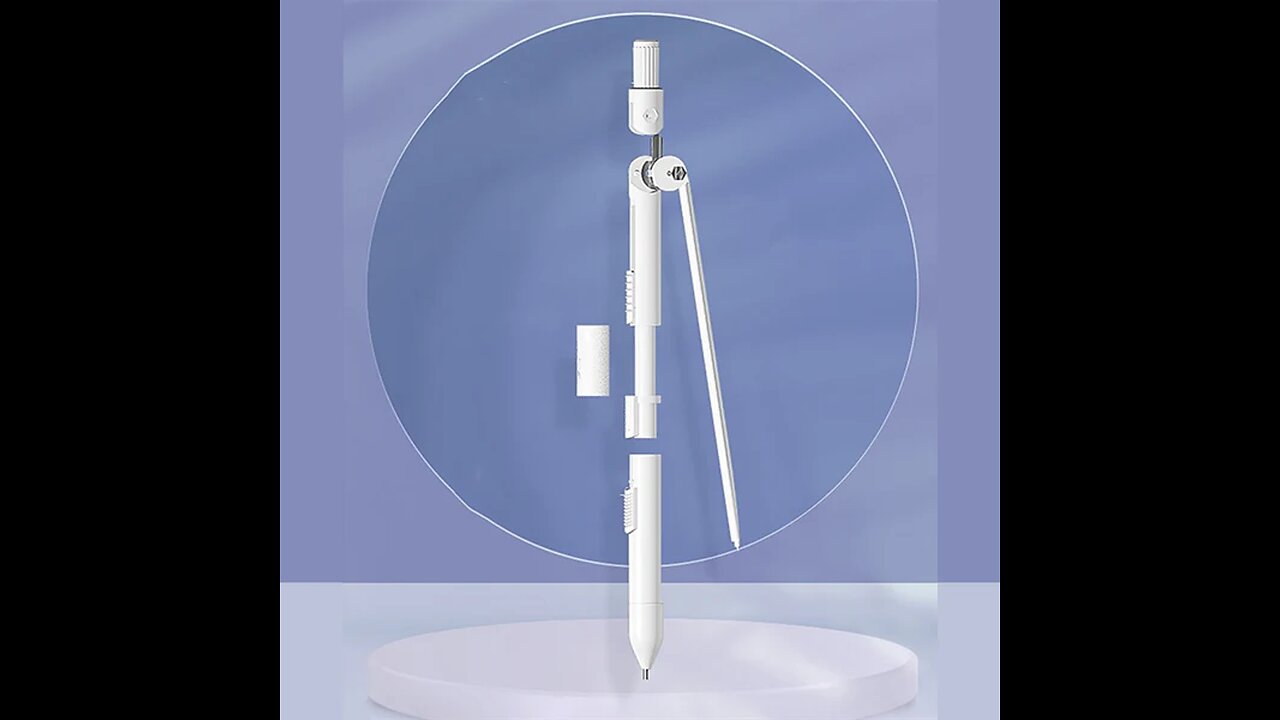 2-in-1 Drafting Compass with Built-in Mechanical Pencil, for Precise Measurements and Drawing
