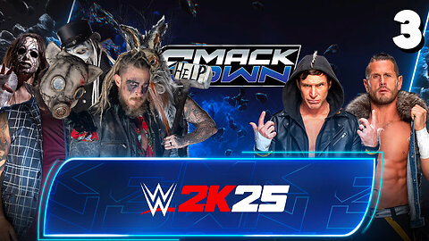 WWE 2K25 Smackdown June 13th 2025 - Match 3: First team down!