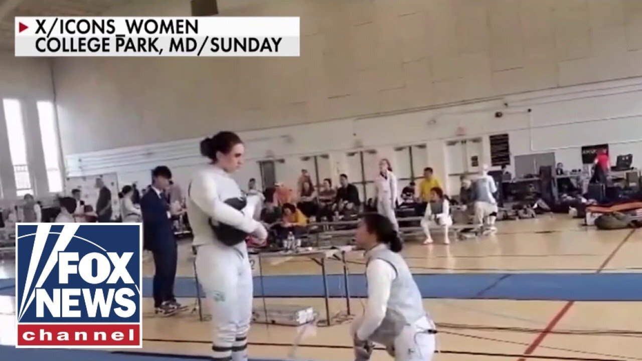 'I CANNOT DO THIS': Female fencer takes dramatic stand in protest