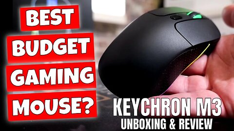 Keychron M3 Wireless RGB Review BEST Hybrid Gaming and Productivity Mouse BT / 2.4Ghz USB C