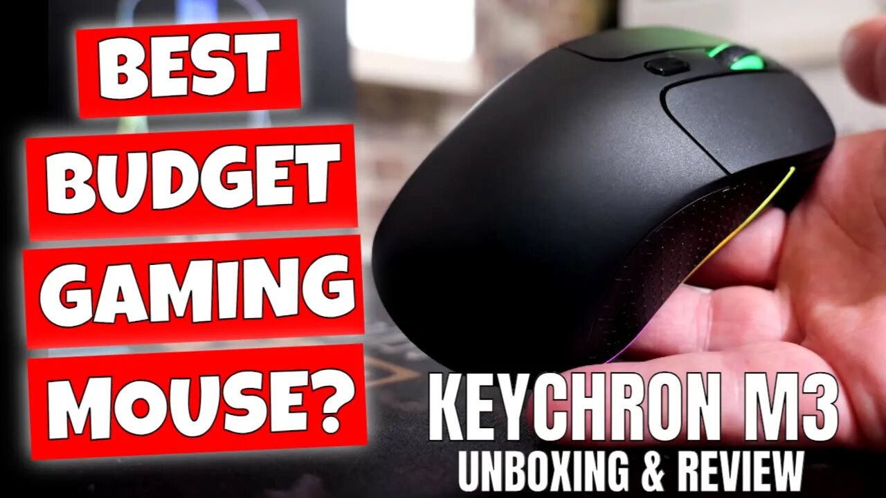 Keychron M3 Wireless RGB Review BEST Hybrid Gaming and Productivity Mouse BT / 2.4Ghz USB C
