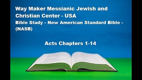 Bible Study - New American Standard Bible - NASB - Acts 1-14
