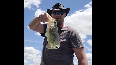 Pan fishing turns into bass fishing.