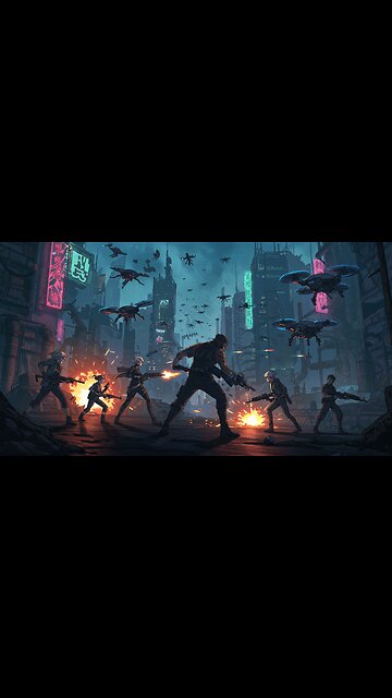 Rebels vs Drones: Epic Dystopian City Battle | Animation Short