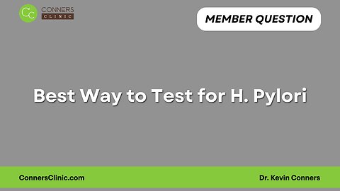 Best Way to Test for H. Pylori