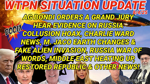 WTPN ~ Judy Byington ~ Situation Update ~ 8-4-25 ~ Trump Return ~ Restored Republic via a GCR