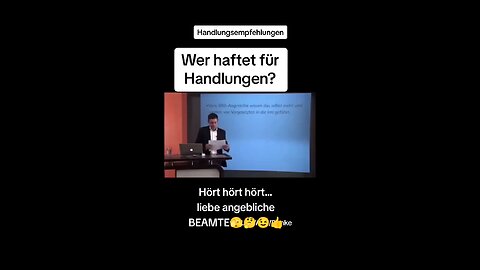 Wer haftet für Handlungen?