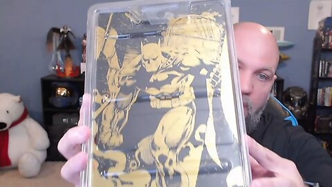 McFarlane San Diego Comic Con Exclusive Gold Hush Lithograph Batman #batman #mcfarlanetoys #toys