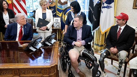 President Trump Signs E.O's, Meets with Wounded Vets & Takes Questions from the Media (04/23/25)