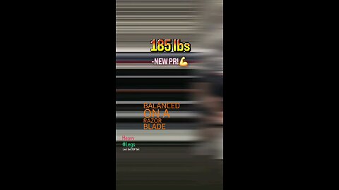185lbs Leg Curls (Heavy)
