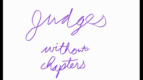Judges Without Chapters