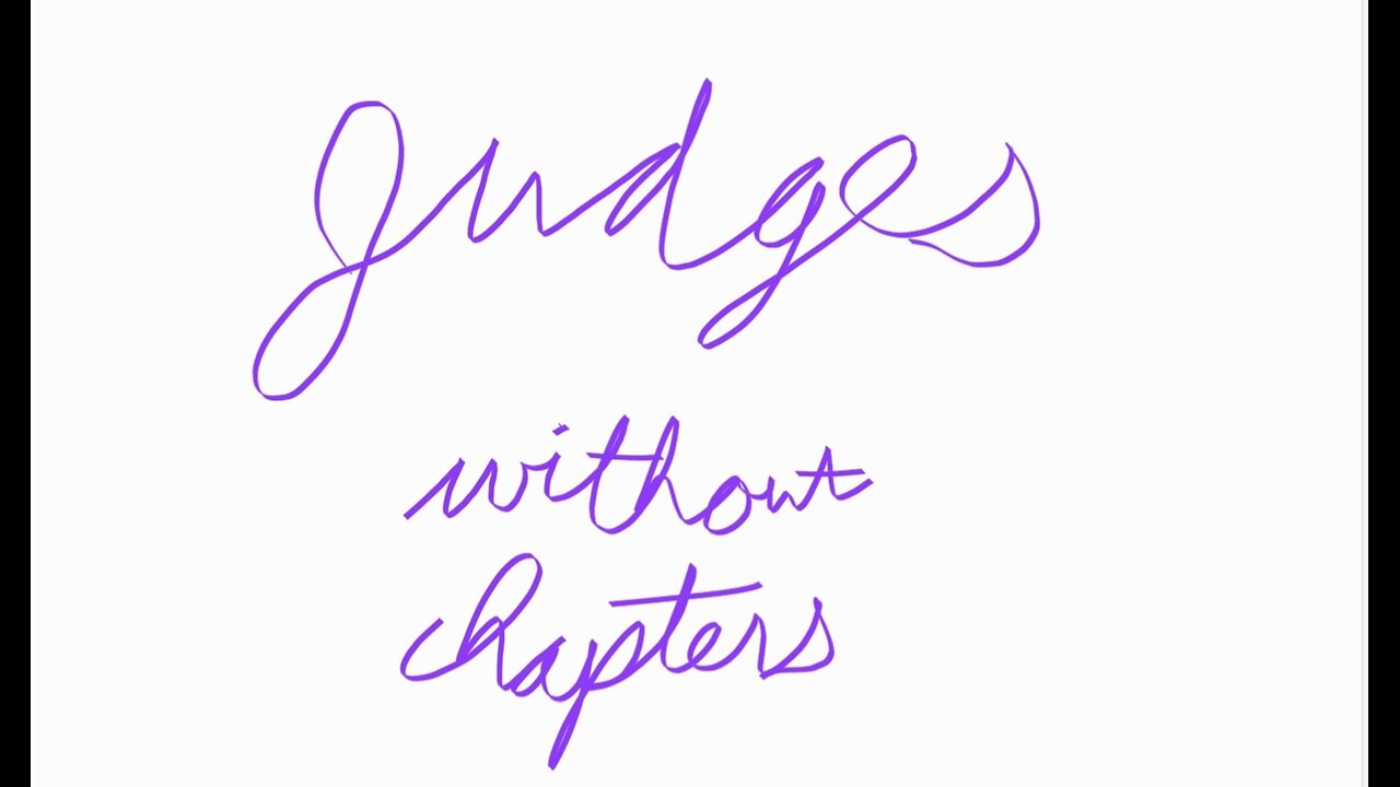 Judges Without Chapters