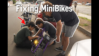 Fixing Strangers MiniBikes Around LA