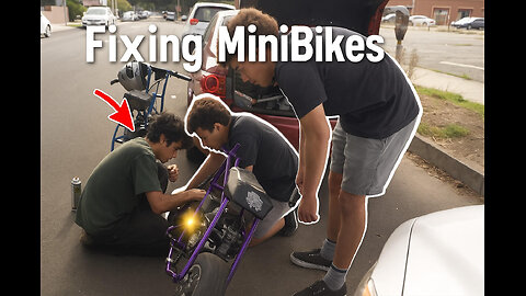 Fixing Strangers MiniBikes Around LA