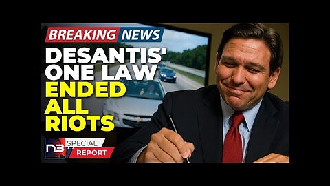 🚨BREAKING: DeSantis Did ONE Thing That Ended All Riots In Florida - Liberals Are Losing It