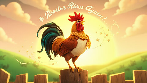 Rooster Rises Again 🐓🌞 | Comeback Song for Kids | PopSoar Official Music Video