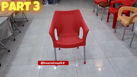 Plastic Chair with Steel Pipe Frame | Strong & Durable Design