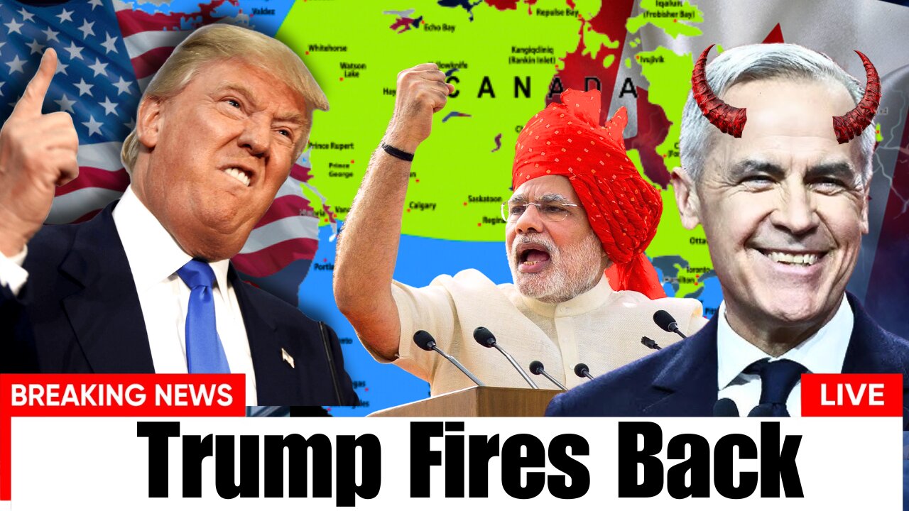 Trump RAGES As India Sides with Russia- Carney's To Blame!
